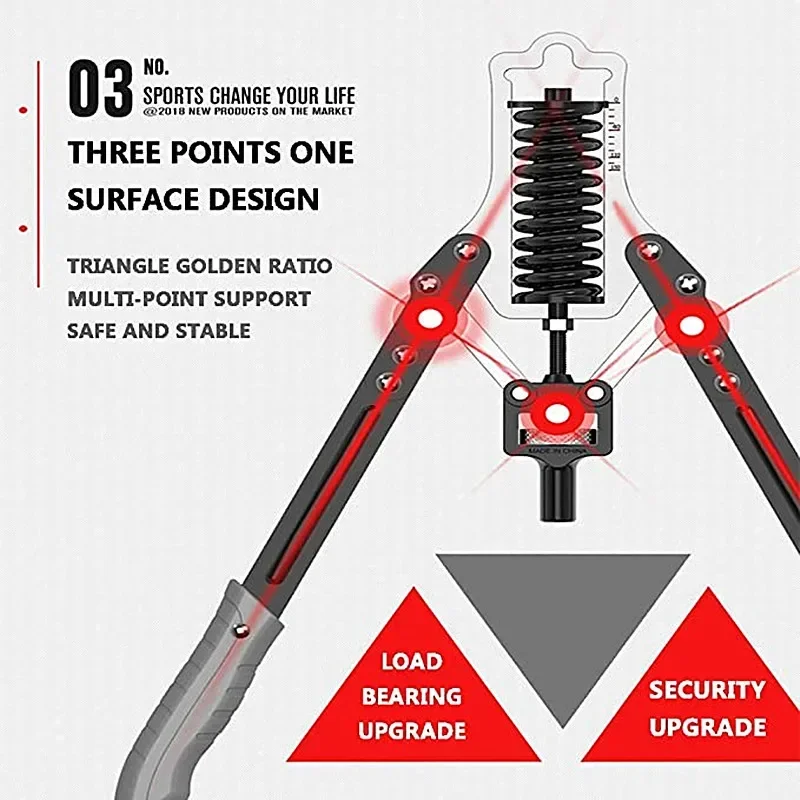 핸드 그리퍼 팔 힘 가슴 확장기, 가정용 피트니스 장비, 팔 로드, 속도 조절 가능, 팔 근육 훈련, 0-80kg