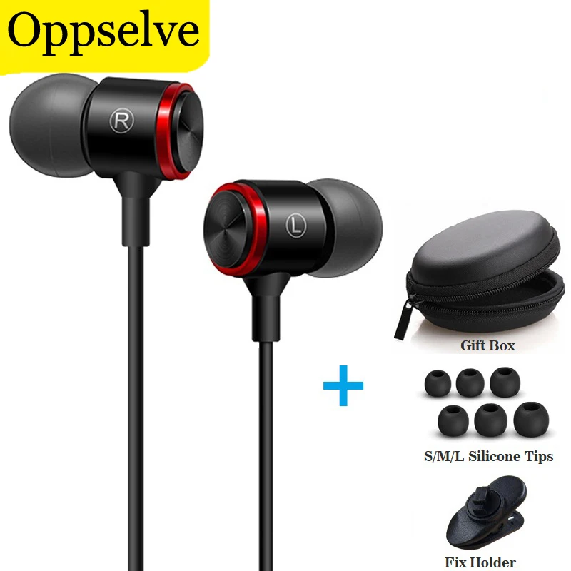In-Ear Headphones For Xiaomi For Phone Stereo Bass Headset Metal Wired HiFi Headphones Mic For Samsung iPhone