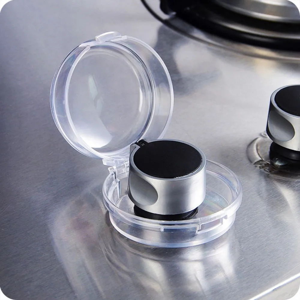 2 Pcs Baby Safety Oven Lock Lid Gas Stove Knob Covers Home Kitchen Switch Protection Tool Protector stove protector cover