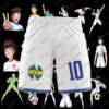 captain Tsubasa School Nansheng Olive And Benji Football Team Uniform Beach Pants Customized High Quality Clothing Customizable 1