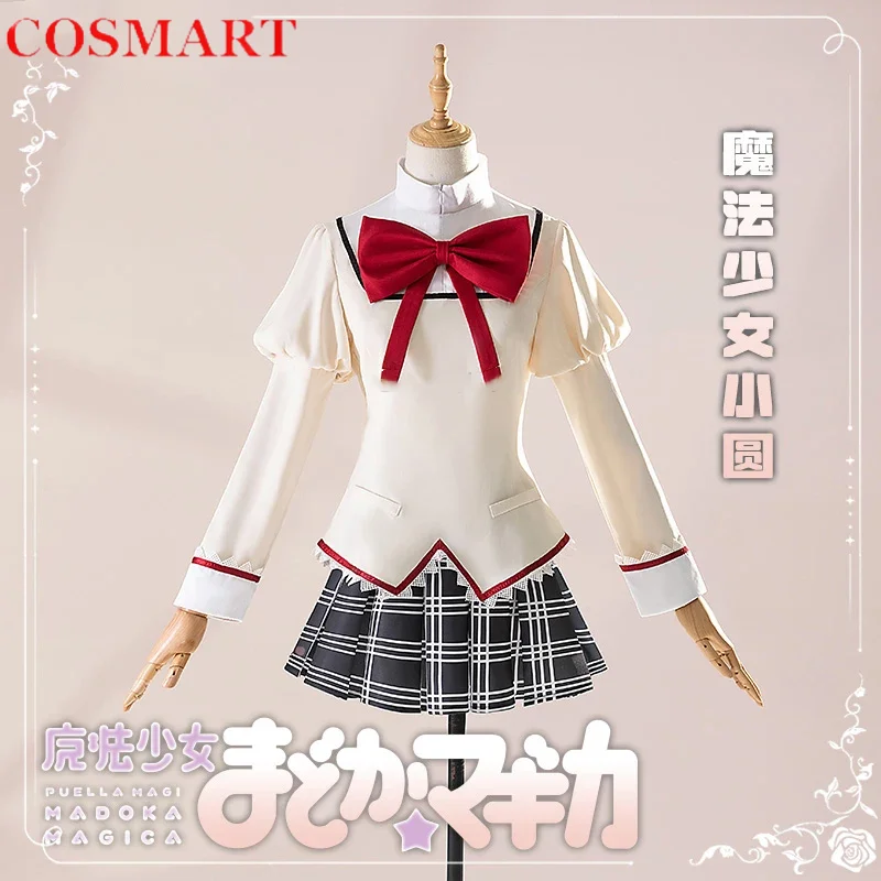 

COSMART Anime Puella Magi Madoka Magica Kaname Madoka Miki Sayaka Lovely School Uniform Cosplay Costume Halloween Party Outfit