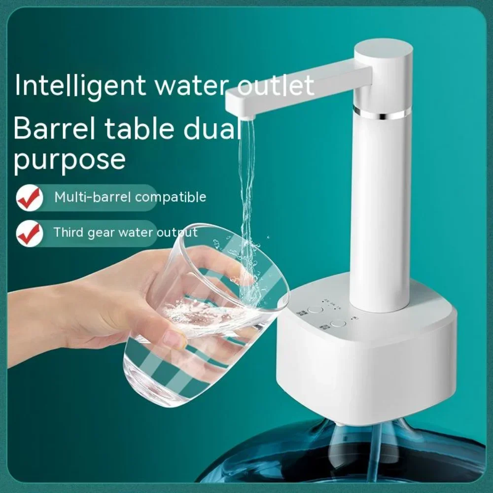 Home Desktop Water Bottle Dispenser Automatic Barreled Water Bottle Pump USB Rechargeable Electric Drinking Dispenser