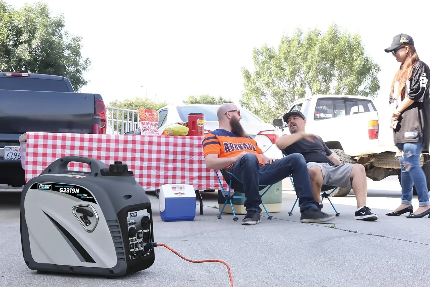 2300W Portable Gas Inverter Generator USB Outlet Quiet Power