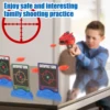 Dinosaur Soft Bullet Gun Saucer Ejection Unpowered Catapult Gun Outdoor Shooting Competition Game Kid Interactive Toy Party Gift 1