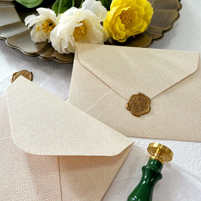 30pcs/lot 19x13cm Envelopes Wedding Invitations Business 250g Texture Paper Stationery Supplies Storage Bag