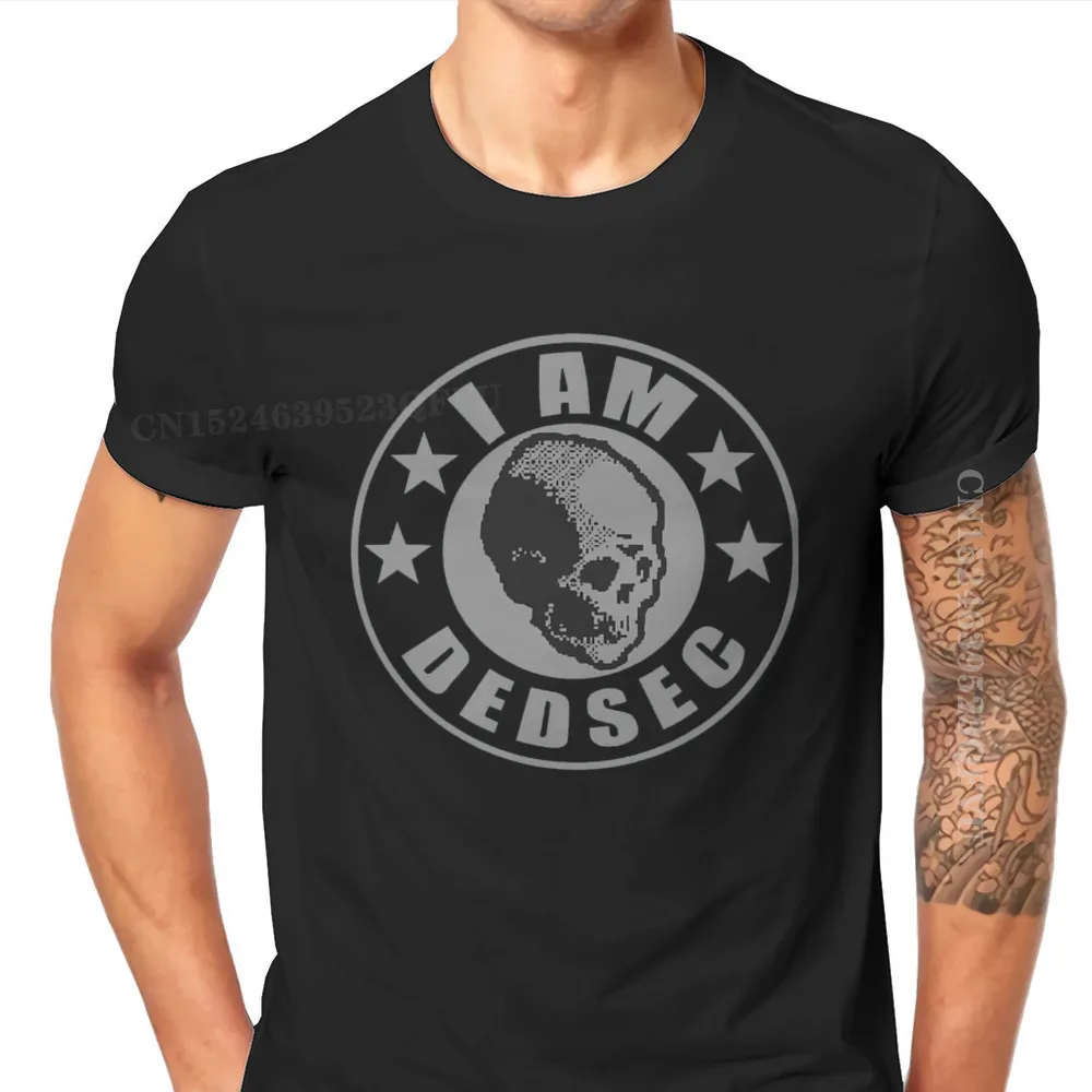 Watch Dogs Action Adventure Games I Am Dedsec Tshirts Classic Designer Men  Clothing Tops Gothic Cotton Vintage T Shirt - AliExpress, image size:1000x1000