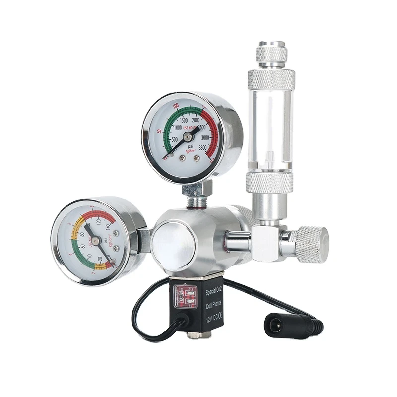 

D01-14 Electromagnetic Double Meter Aquarium Co2 Pressure-Reducing Valve