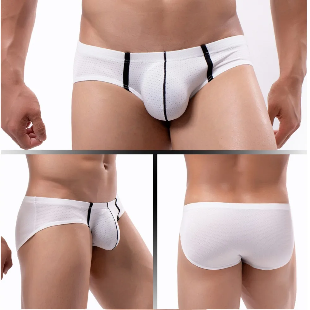 Man Bulge Pouch Underwear for Boy Soft Super Big Penis U-Convex Boxers Elastic Dick Bag Lingerie for Enhance Panties Sexy Briefs