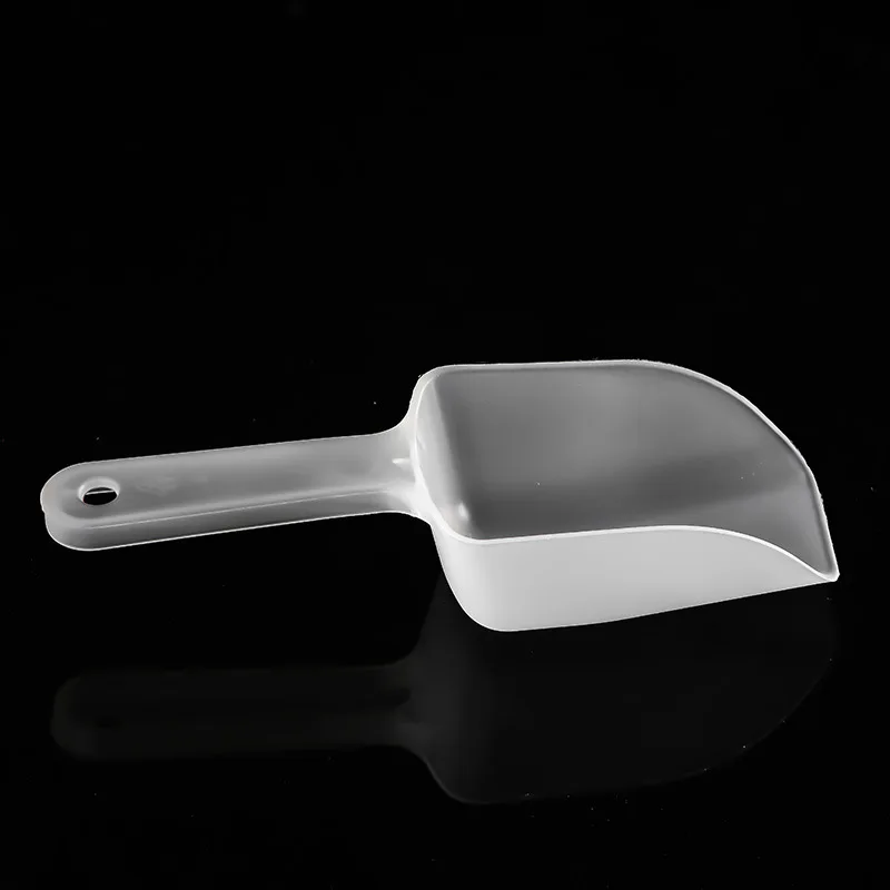 Ice Cube Scoop 1Pcs Plastic Ice Scoops Mini Transparant Ice Shovel Party Bar Buffet Kitchen Gadget For Candy Dessert Grain Dry Goods Shovel