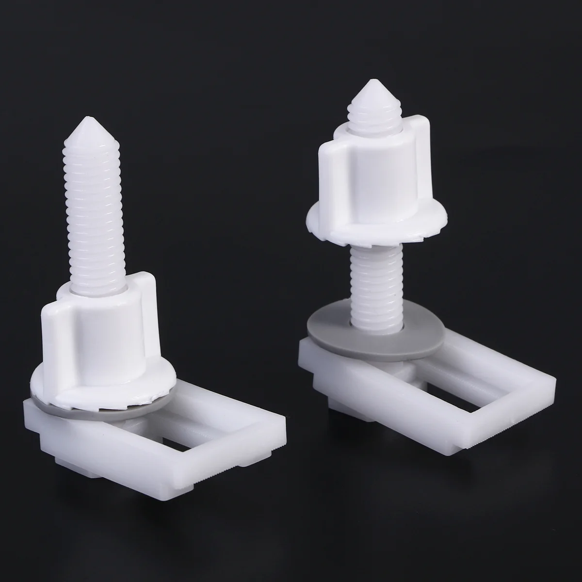 

Plastic Toilet Seat Hinge Bolt Screw with Nuts and Washers Set