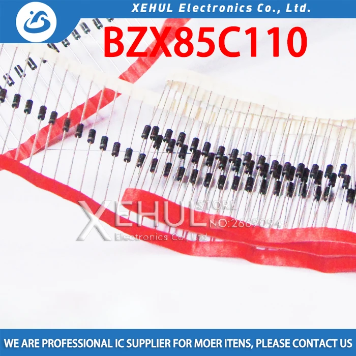 

100/200PCS new original BZX85C100 BZX85C110 BZX85C120 BZX85C130 1.3W Zener diode DO-41