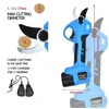 8604 Electric pruning shears battery pruning scissors LCD display Bonsai garden powerful electric cordless for 28mm 3