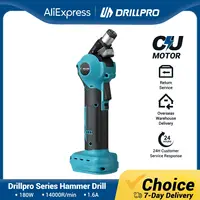 Electric Hammer Drill Cordless Nail Drill Hammer Screwdriver Adjustable Head Woodworking Power Tool for Makita 18V Battery 1