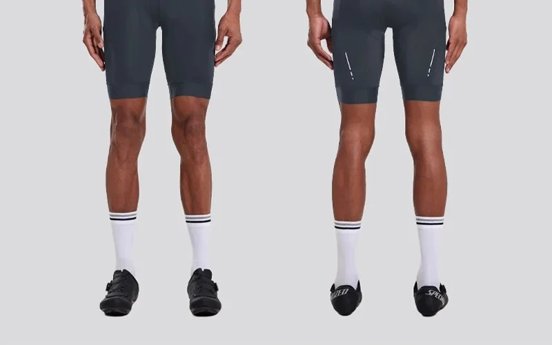 YKYWBIKE Herren-Radtrikot-Shorts aus Carvico-Gewebe mit 7-Stunden-Sitzpolsterung für Rennradfahrer – Detail 21