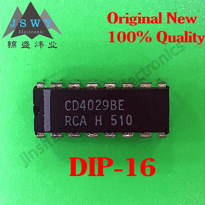 

Import IC 2023+ CD4029BE Brand New Original Direct Insert DIP-14 Counter Divider Chip CD4029 10PCS Free Shipping Electronics