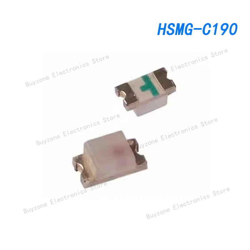 

10 PCS/LOT HSMG-C190 LED GREEN DIFFUSED CHIP SMD
