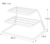 Kitchen Household Storage Drain Iron Rack 3 Levels Plates Bowl Cup Separate Storage Dishes Stand Hold Dish Drying Organizer Tool 5