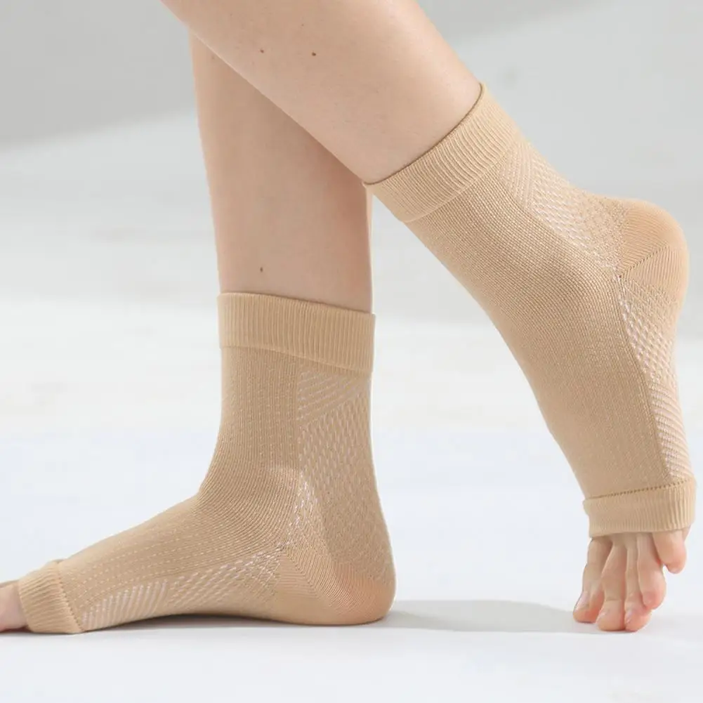 

Soft Socks Breathable Compression Socks for Fitness Cycling Running Super Soft Sweat Absorbing Toeless Athletic Socks