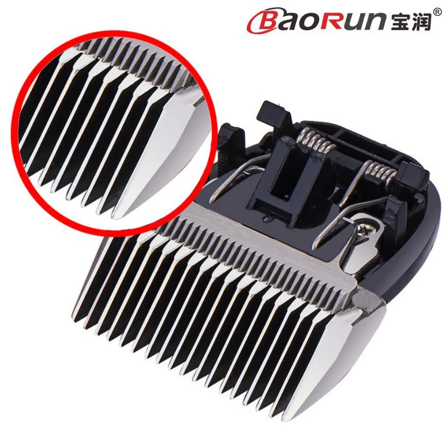 Black Ceramic Blade for BaoRunP9 P2 P6 P7 S1 Pet Hair Clipper Trimmer Blade 3/6/9/12mm Extra Head Nozzles Integrated pet clipper dog hair trimmer pet hair trimmer dog clipper dog clipper blades