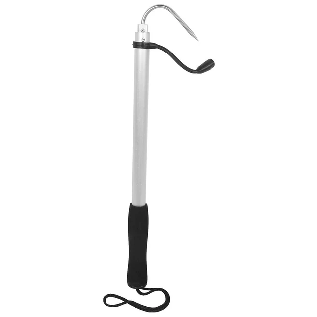 Stainless Steel Telescopic Fishing Gaff - 90/120cm, Boating Spear Hook Fish  Gaff Holder