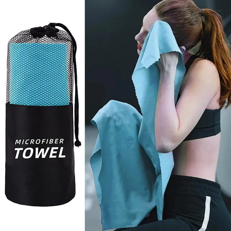 Yoga Towel Fast Drying Sport Towel Portable Absorbent For Sports Beach Gym Backpacking Hiking And Yoga