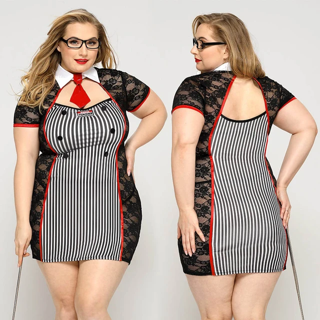 School Porn Bbw - Porno Sex Cosplay Lingerie Plus Size Women School Uniform Plump Ladies  Dress Underwear Erotic Fat Lingerie Set Sexy Role Play - Sexy Costumes -  AliExpress