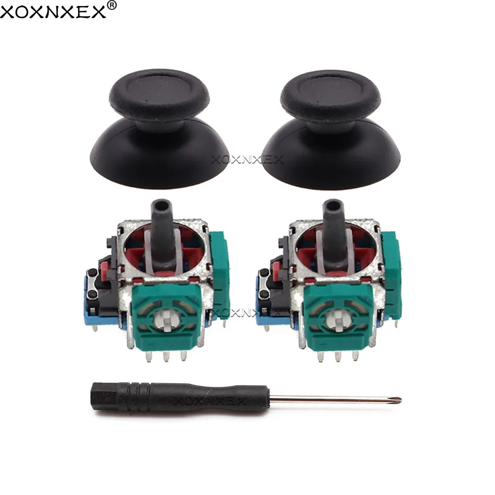 Xoxnxex 3D Analog Joystick Sensor Module Potenziometro Thumb Stick Per Sony Ps4 Pro Slim Controller Parti Di Riparazione