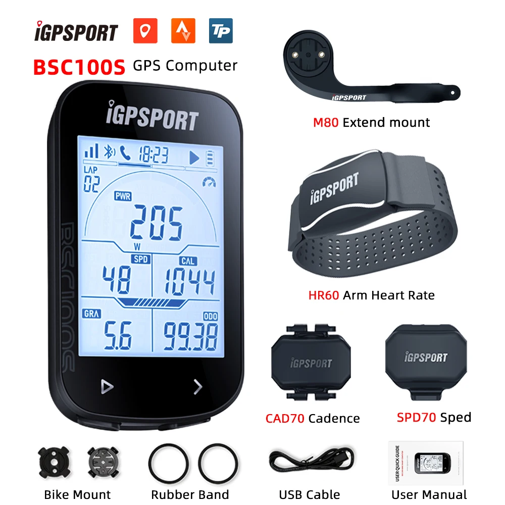 igpsport bsc100s 3点セット IGPSPORT BSC100S GPS Bike Computer - Smart Cycling Tools