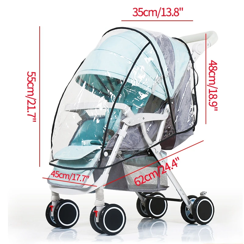 baby stroller accessories diy	 Universal Stroller Rain Cover Waterproof Tandem Seat Twin Stroller Transparent Windshield Pushchair Raincoat Stroller Accessorie Baby Strollers comfotable Baby Strollers