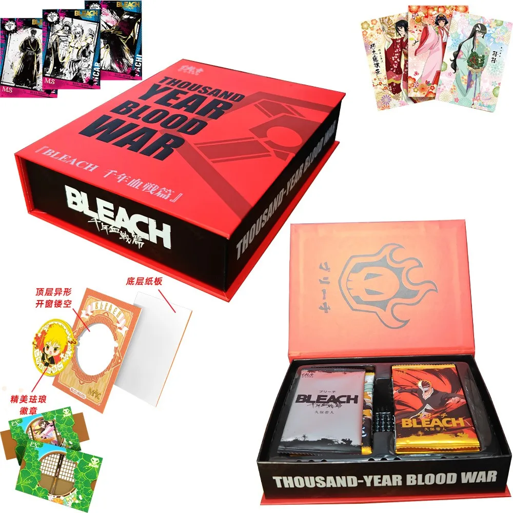 

Anime Bleach Thousand -Year Blood War Collection Cards Booster Box Rare Anime Table Playing Game Board Cards