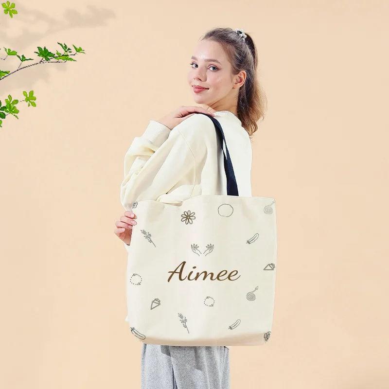 New women's tote bag, customized photo shopping bag, can be customized according to your unique design