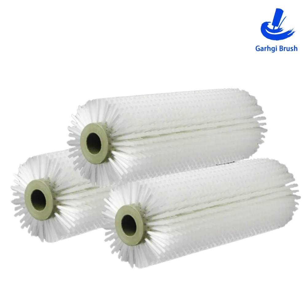 Industrie walzen bürsten Photovoltaik module Rotations reinigungs bürste Nylon rad düse fegen Multifunktion polieren kreisförmig – Detail 10
