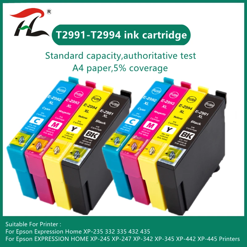 

HTL Compatible 29XL T2991 ink cartridge for EPSON XP-255 XP-257 XP-352 XP-355 XP-452 XP-455 XP 255 257 352 355 452 455 Printer