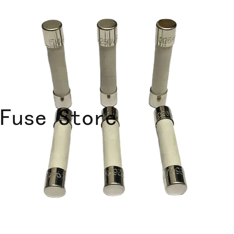 

5PCS Ceramic Fuse Tube 6*30 6*32MM T3A 250V 0326003 Slow Delay