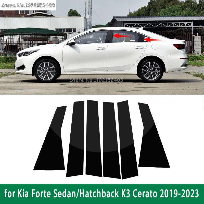 

Декоративные наклейки для Kia Forte Sedan/Hatchback K3 Cerato 2019-2023