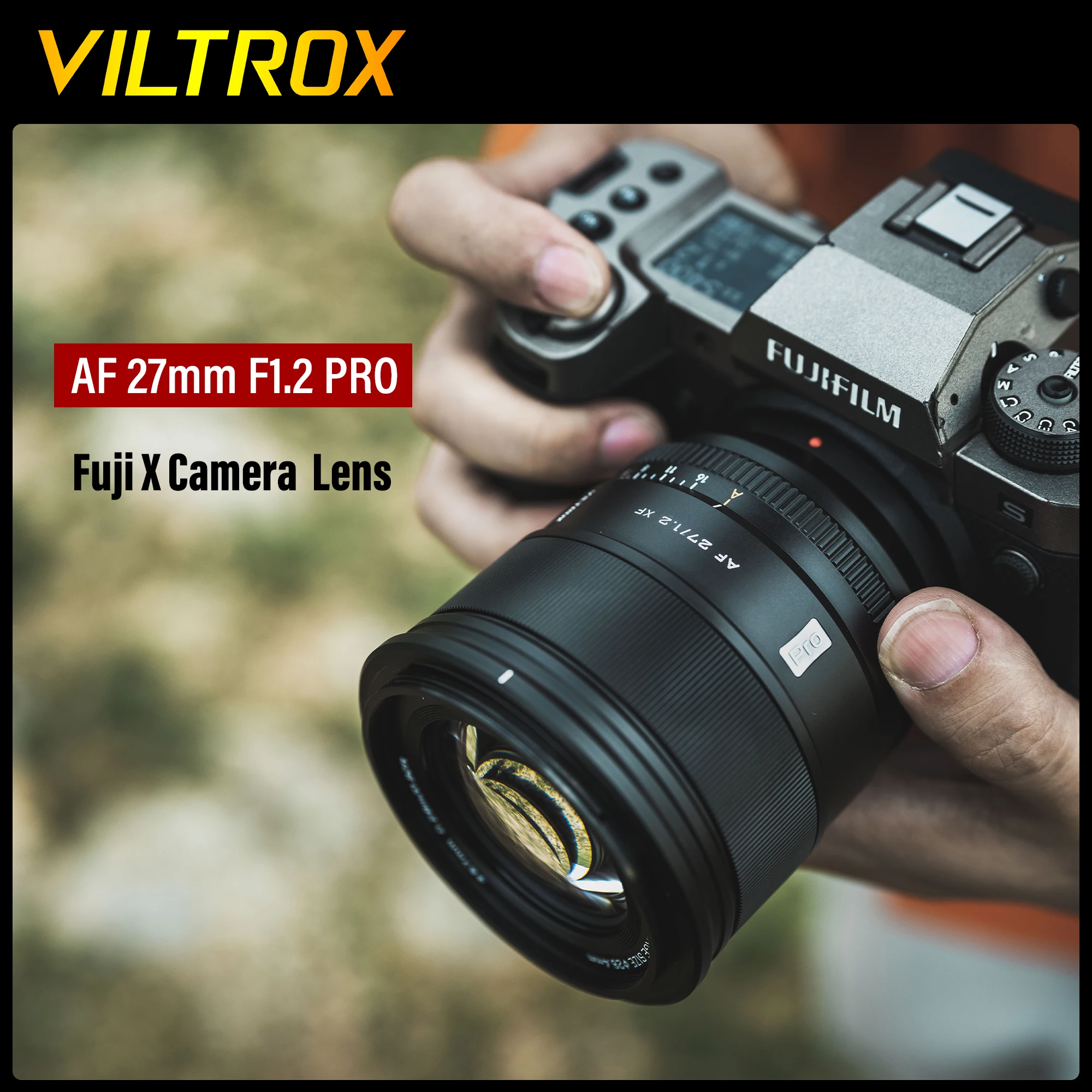 Viltrox 27Mm F.1.2 Obiettivo Per Fotocamera Fuji Xf Obiettivo Principale Ad Apertura Ultra Large Progettato Per Fotocamere Fujifilm X Mount X-T5 X-T30