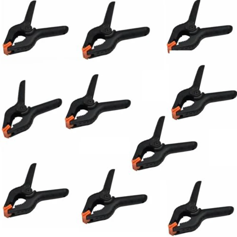 Photography Backdrop Clamps 10 Pieces Photo Studio Metal Spring Clips Soft Plastic Tweezers
