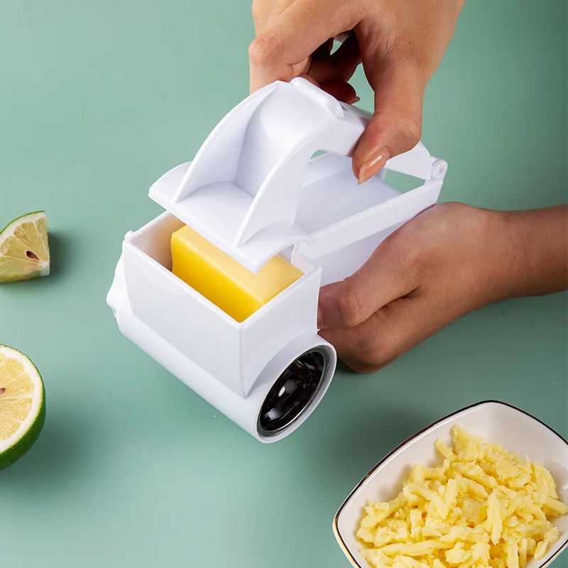 Three in One Hand Rotating Cheese Planer Creative Kitchen Tool Cheese  Cheese Grater Multifunctional Cheese Grater