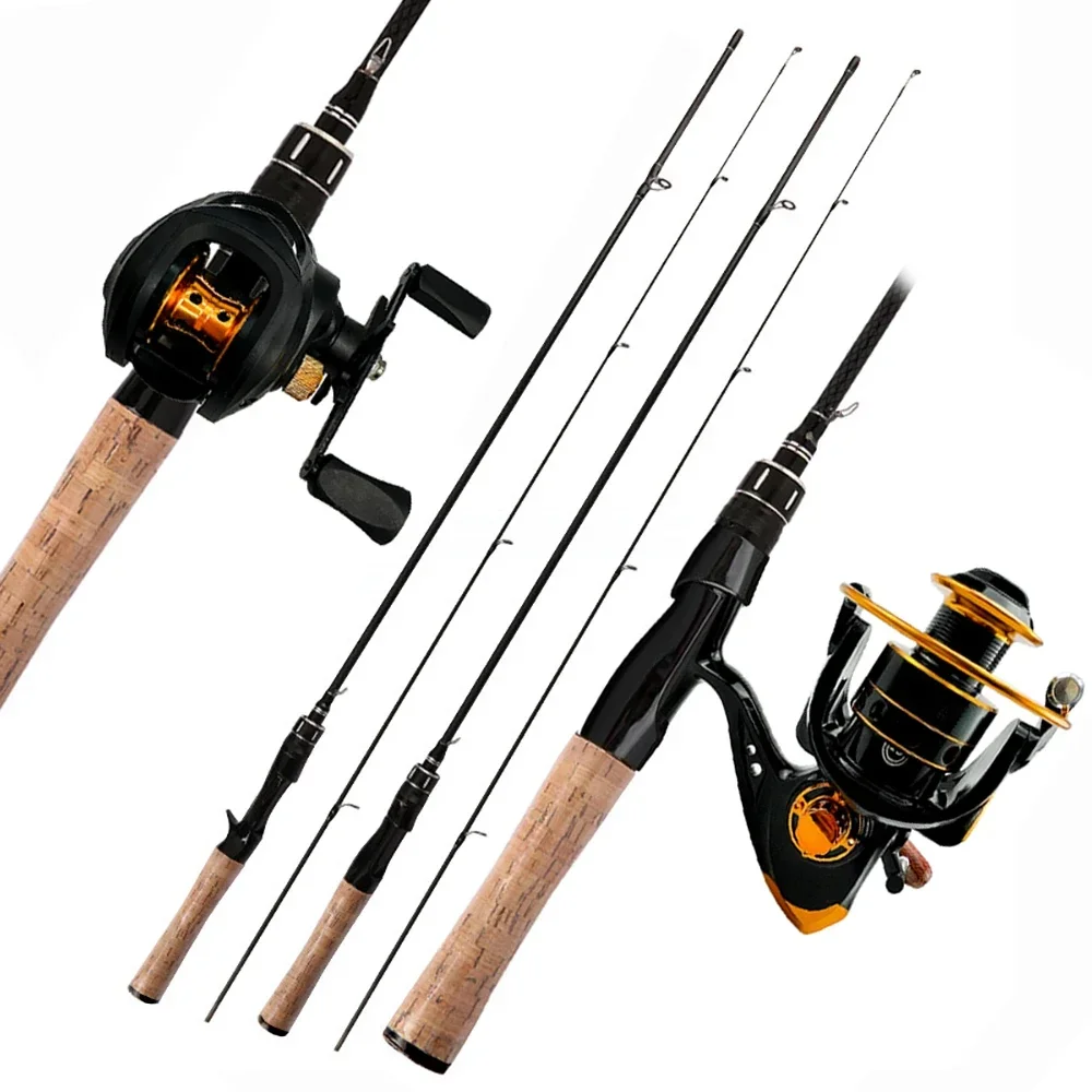 

1.68m 1.8m High Sensitivity 2 Sections Soft Tip UL Shore Casting Fishing Rod and Spinning Metal Reel 7.2:1/5.2:1 Bait 0.5-8g Set