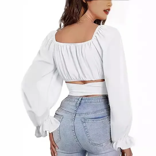 Ruth Lantern Sleeve Top 5