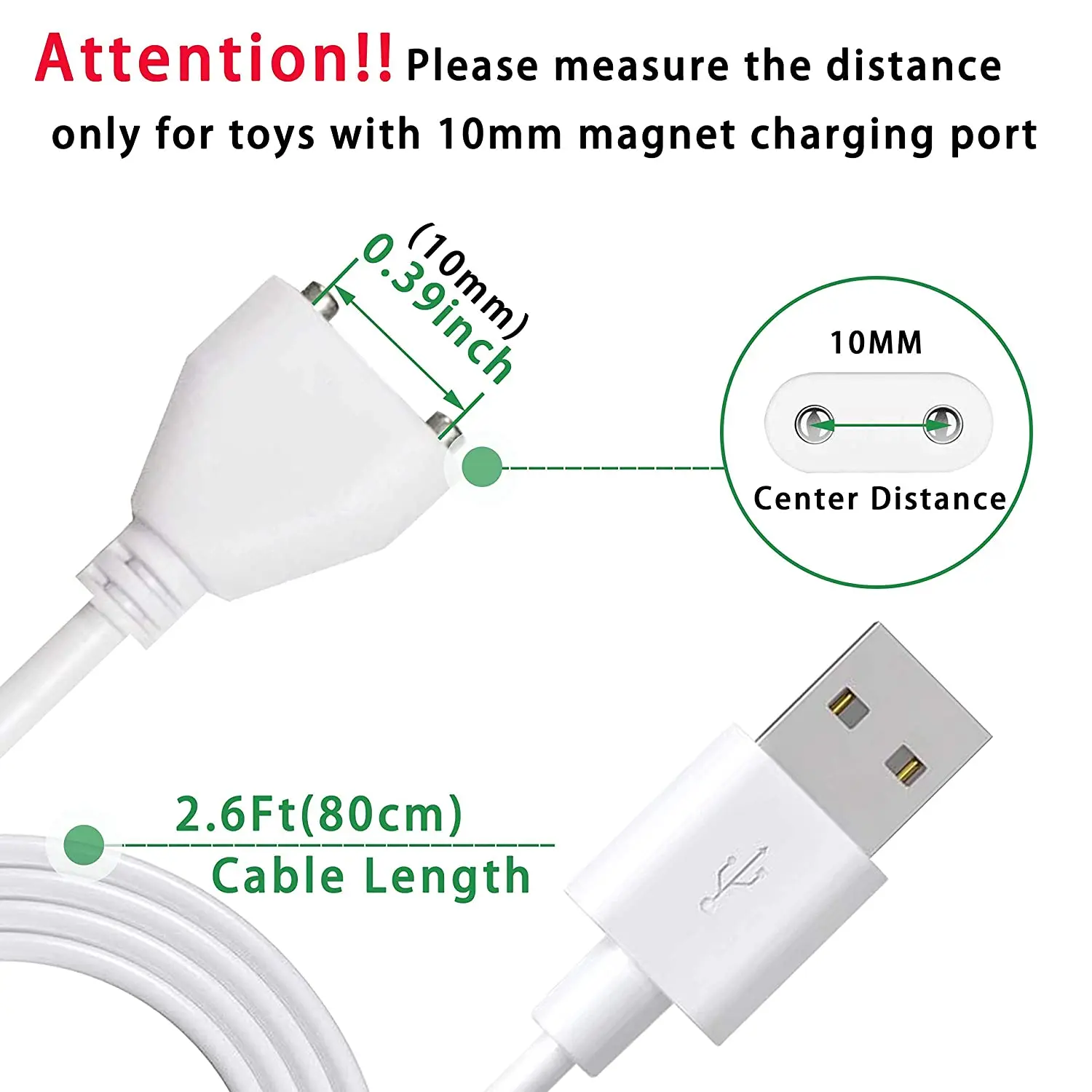 10mm Magnetic USB DC Charger Cable Replacement Charging Cord charging cable usb charging cable