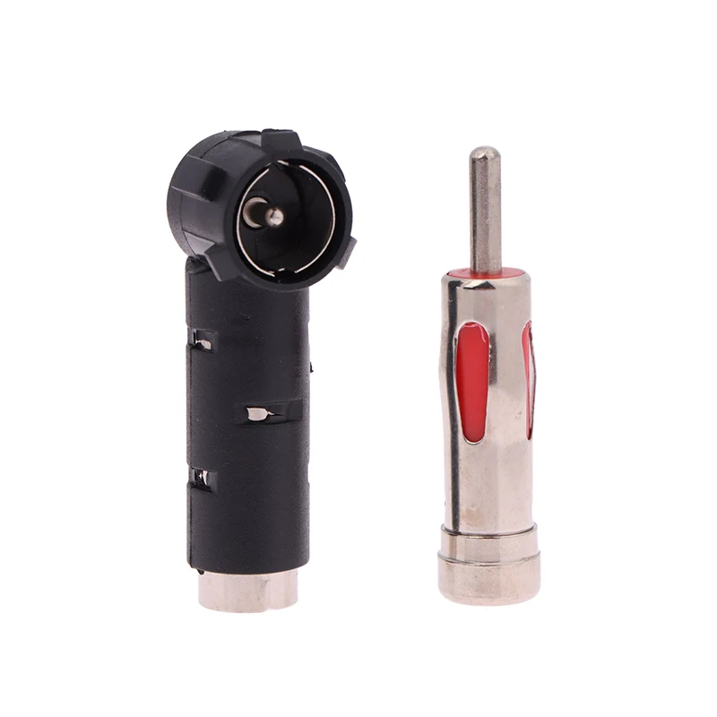 Car Vehicles Radio GPS Antenna Plug ISO To Din Aerial Antenna Mast Adaptor Connector Plug Car Radios Antennas Repair