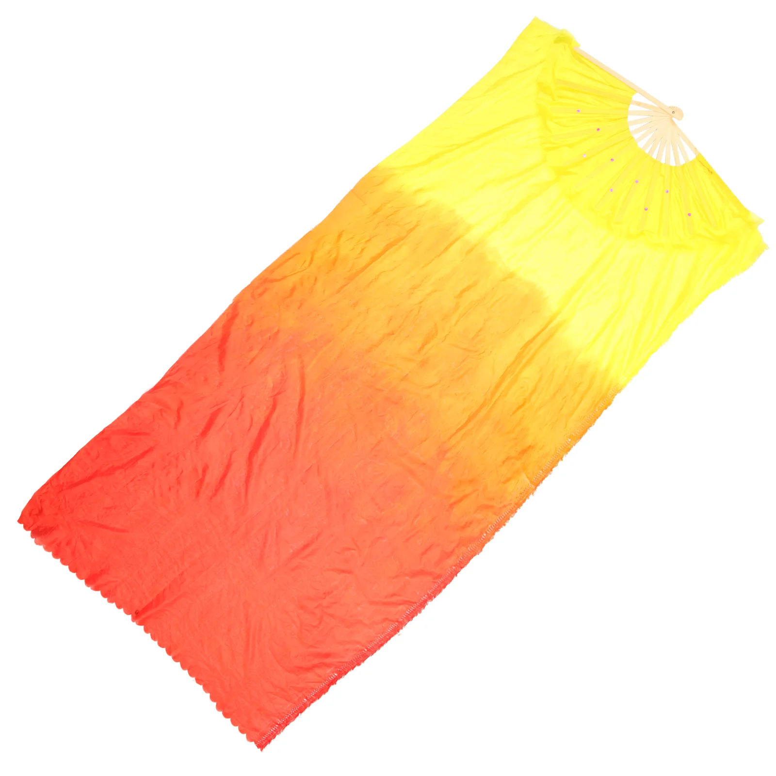 

Fan Satin Dance Miss Veil Tie Dye Supplies Fabric for Morning Practice