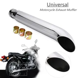 Retro Vintage Classic Electroplated Motorcycle Exhaust Muffler (Type C)