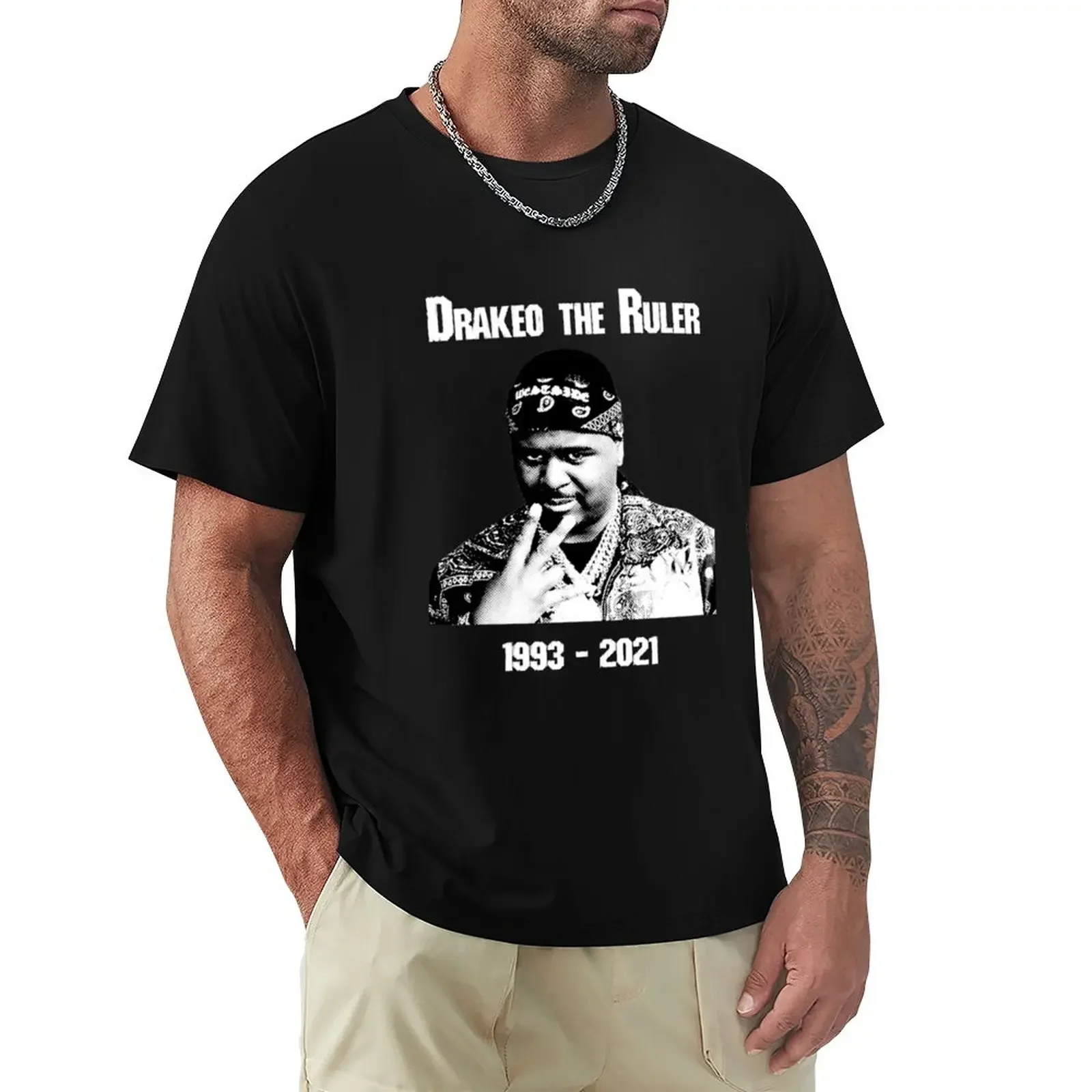 

Drakeo The Ruler T-Shirt funnys heavyweights slim fit t shirts for men