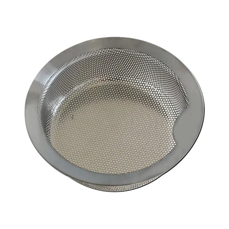 

1PCS Stainless Steel Mesh Sink Strainer Kitchen Sink Filter Filter Bathroom Sink Strainer Drain Hole Filter Trap Waste Screen