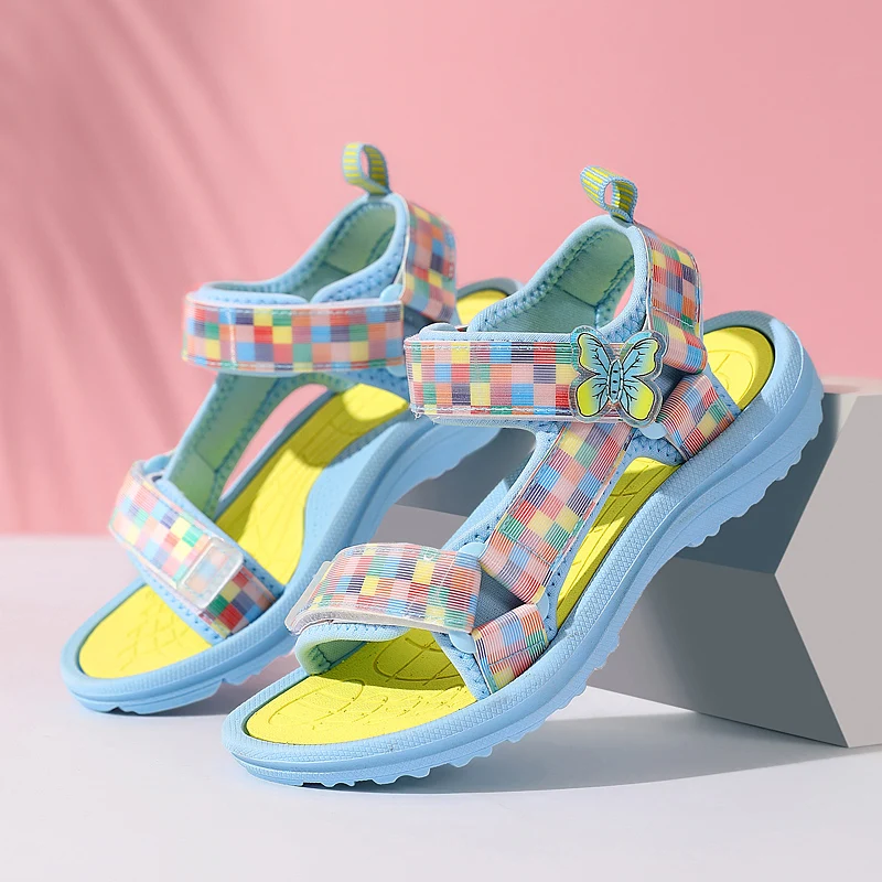 Children Sandals Summer Baby Girls Toddler Soft Non-Slip Shoes Cute Pearl Princess Dance Kids