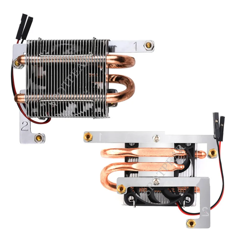 

VisionFive2 ICE Tower Fan CPU Cooling Fan Heatsink U-Shaped Copper Tube Cooling Fins Low-profile Ice Tower Fan