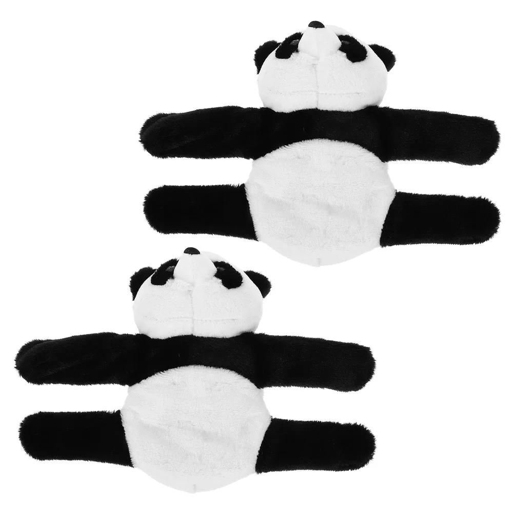 

Slap Bracelet Stuffed Panda Hugger Party Wristbands Animal Bracelets Decorative Bangle