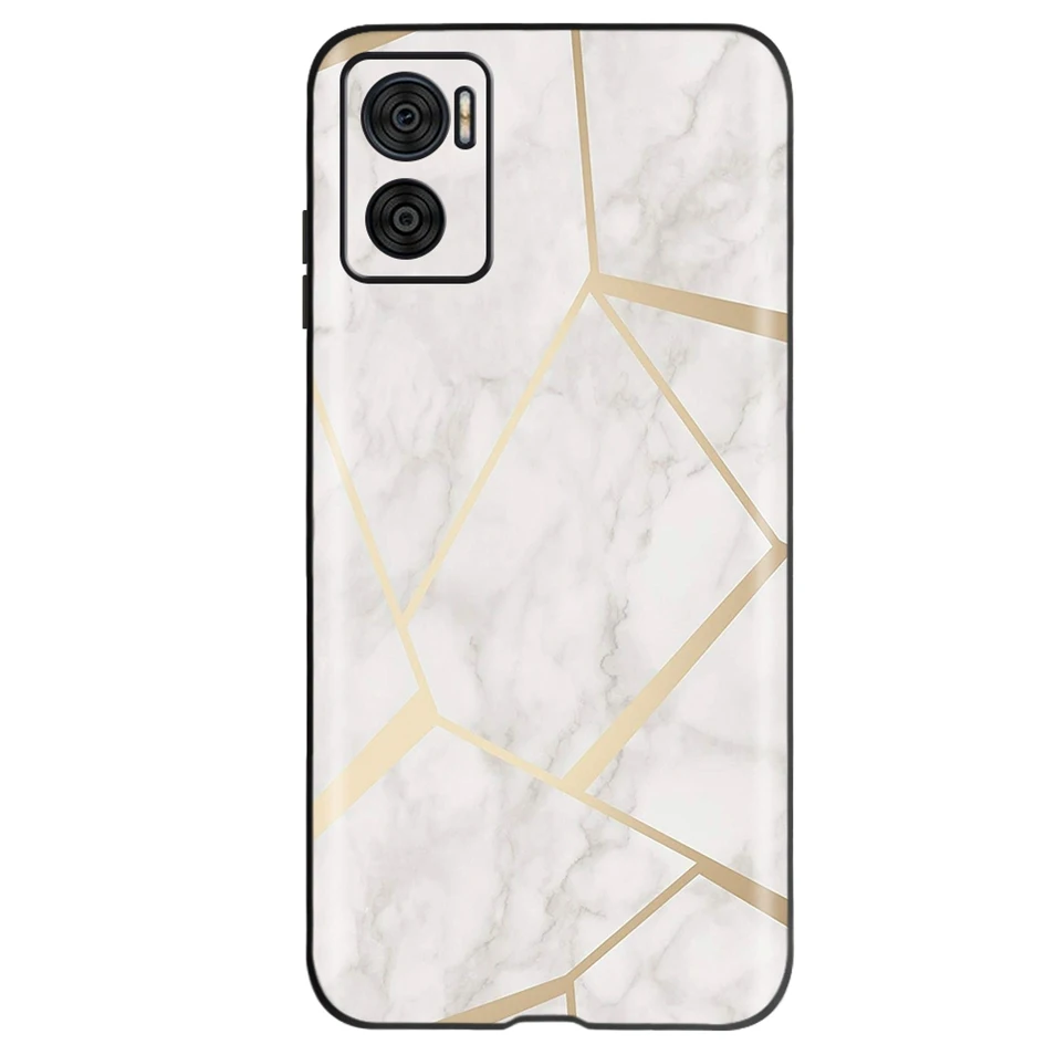 Elegant Flower Butterfly Soft Phone Case for Motorola Moto E Series